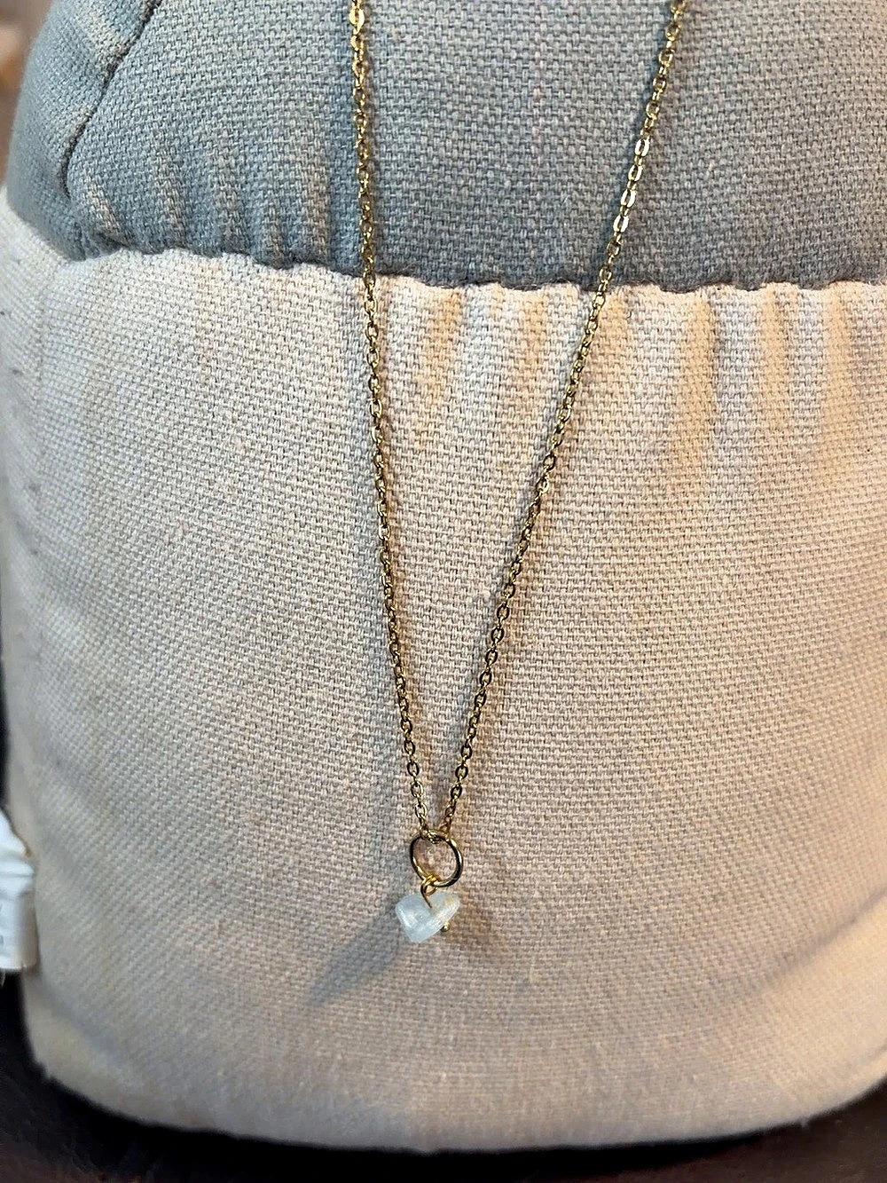 Gold-Tone Heart Pendant Necklace